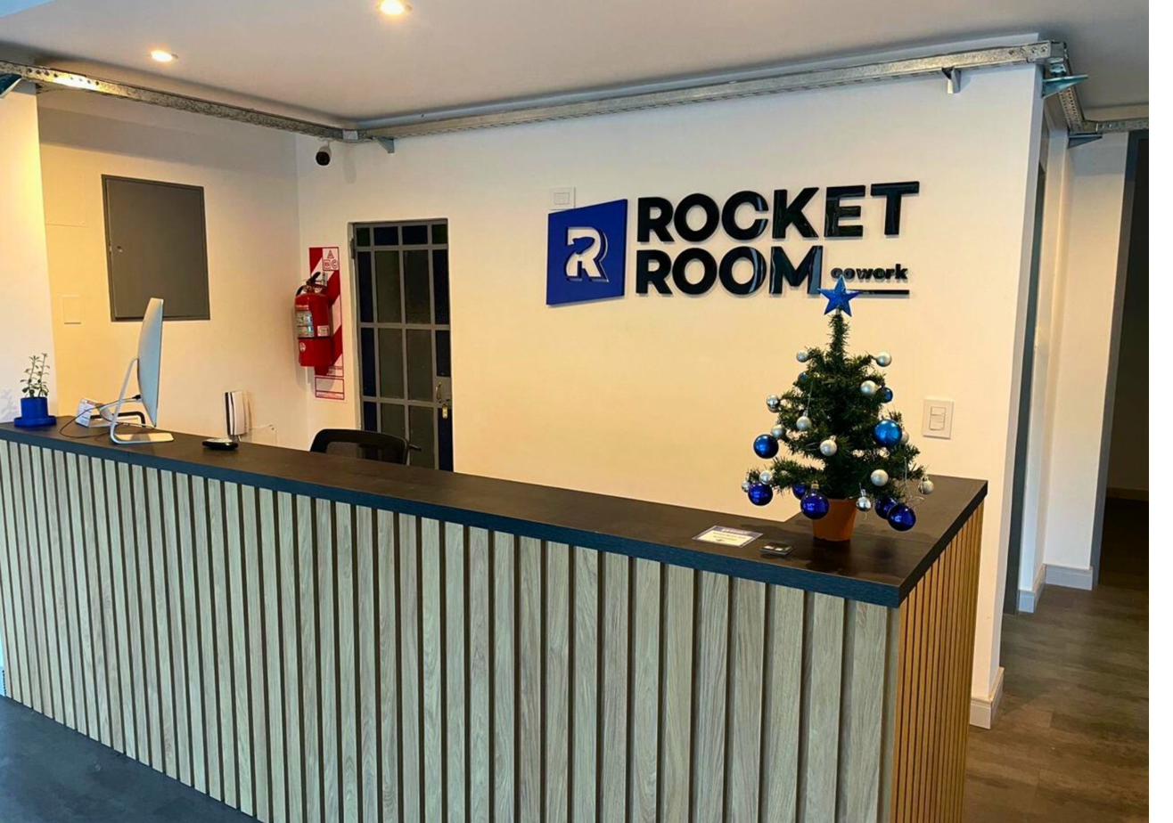 Recepción de Rocket Room cowork